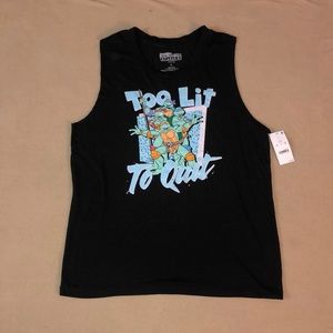 Too Lit To Quit Ninja Turtles Shirt